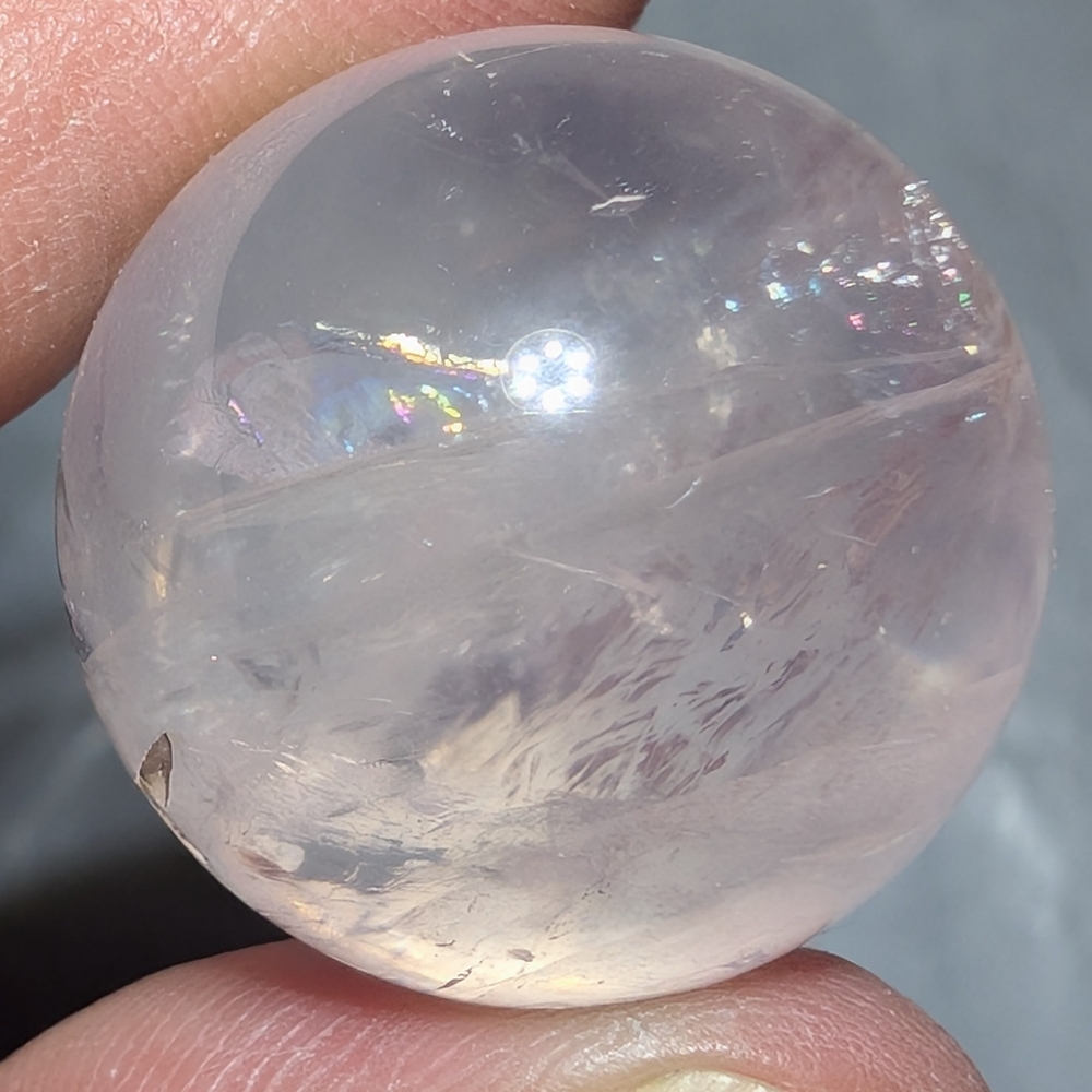 Star Rose Quartz Mini Sphere
